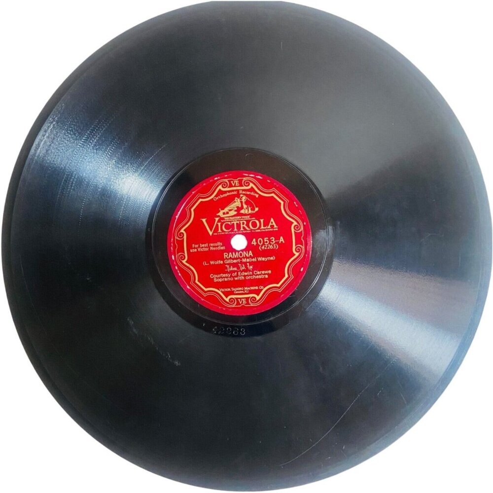Edwin Carewe - Ramona / Ya Va Cayendo - 4053 Victrola - 78rpm 10" Shellac